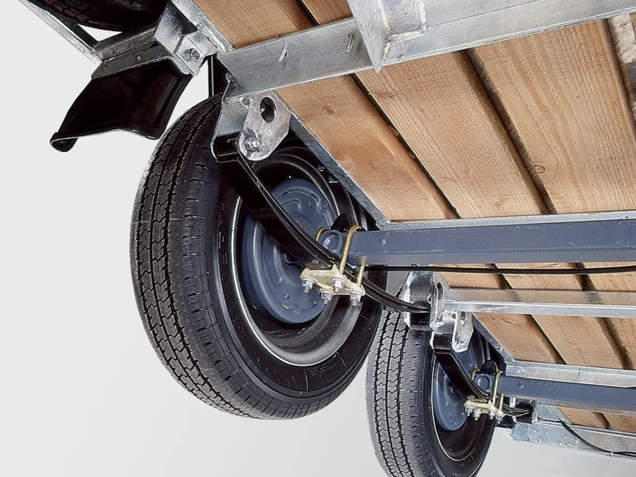 Oś belki z zawieszeniem