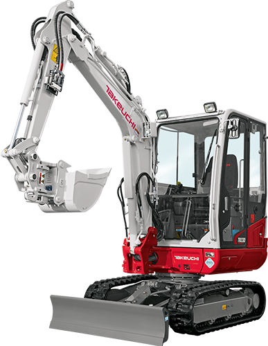 Minikoparka Takeuchi TB230 do prac ziemnych
