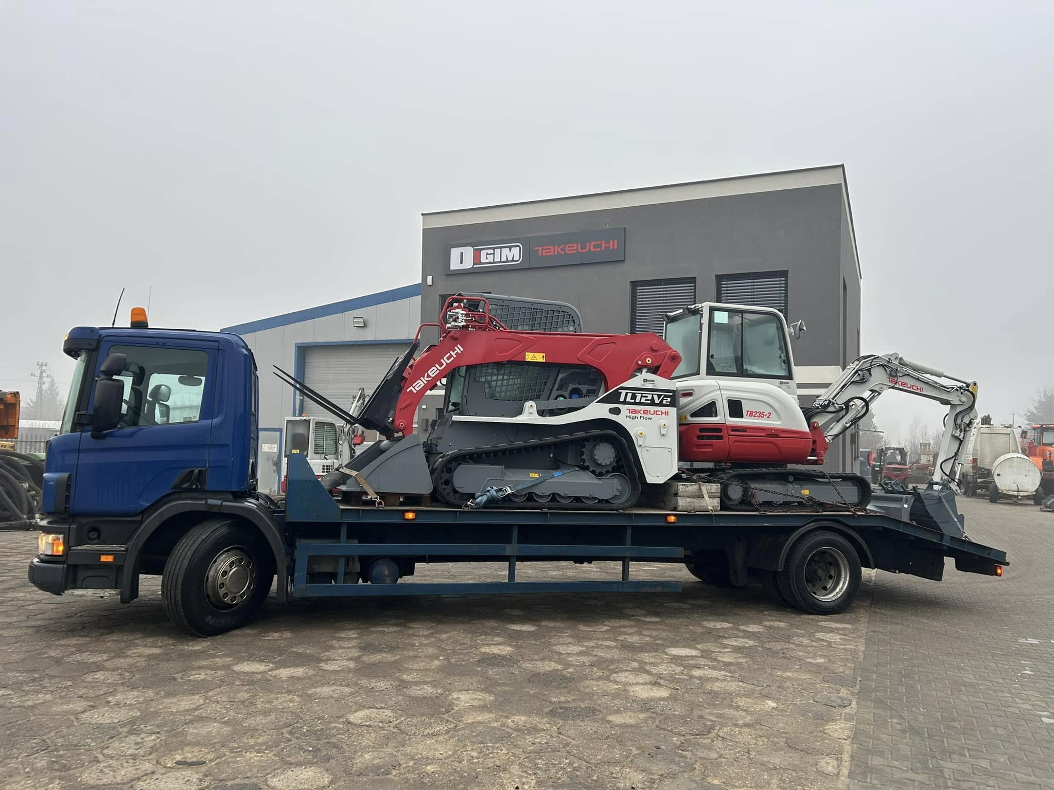 TB216 na placu budowy